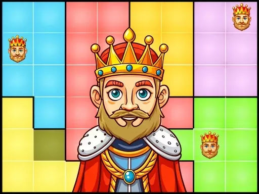 Kingdom Puzzles: Place the Kings Wisely game thumbnail