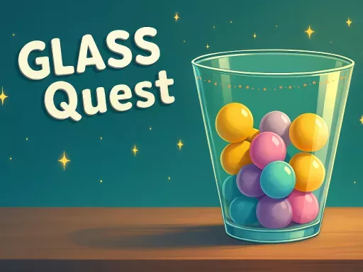 Glass Quest – Precision Ball Drop Puzzle game thumbnail